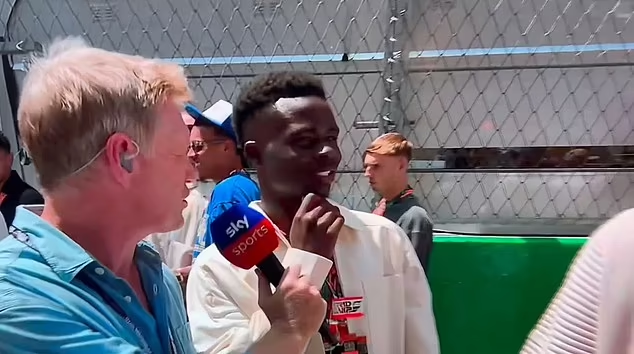 萨卡观看F1拒绝接受采访遭批评:非常傲慢,看看凯恩怎么做得