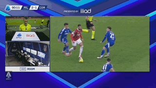 智能赛事推荐-【意甲】赖因德斯传射，AC米兰主场2比1逆转科莫